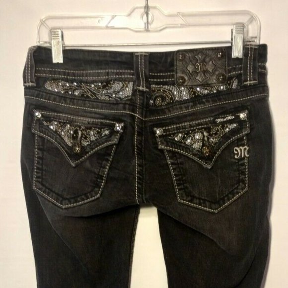 Miss Me Denim - *SOLD*Miss Me black skinny jeans